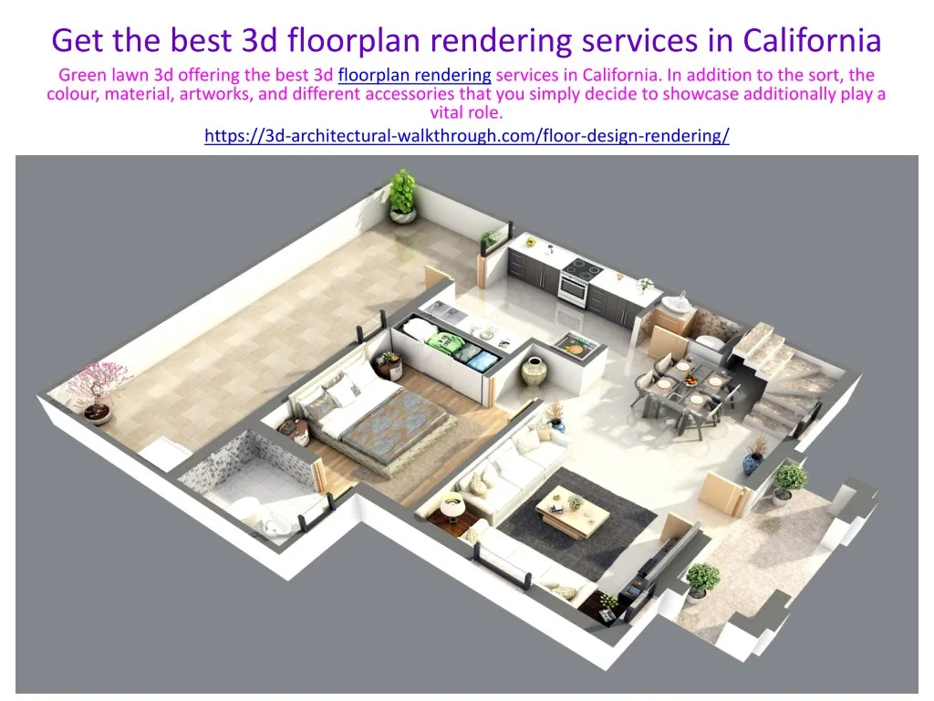 get the best 3d floorplan rendering services