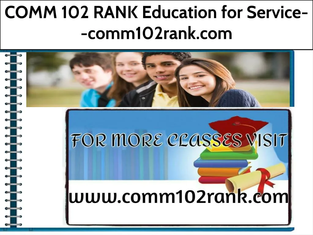comm 102 rank education for service comm102rank