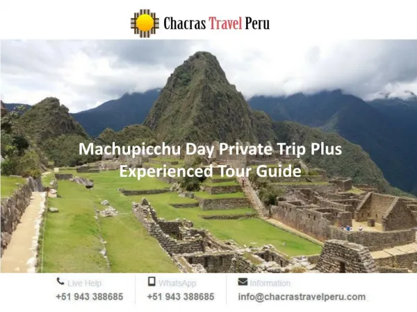 Machupicchu Private Tours