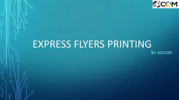 Searching for Express Flyers Printing Services in Singapore