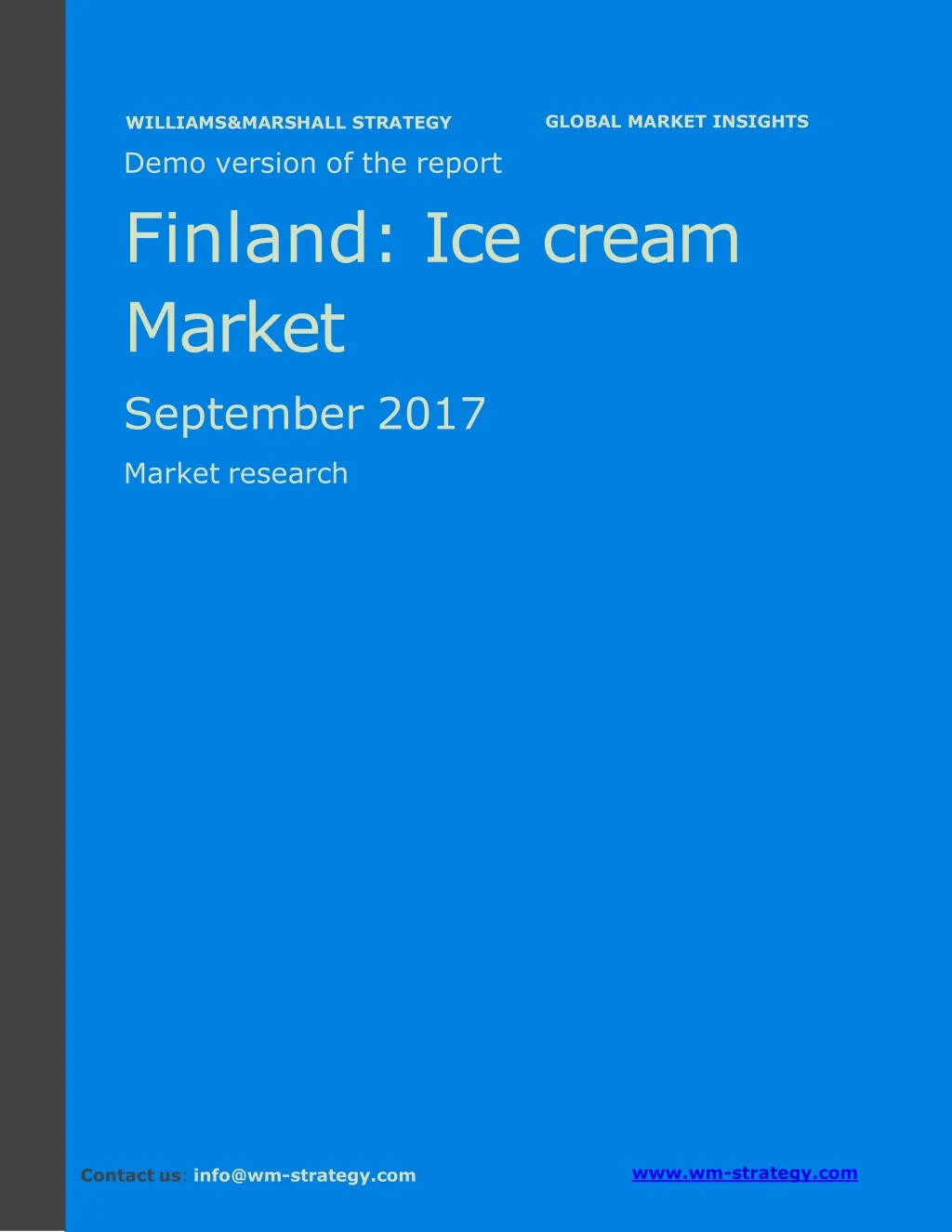 demo version finland ice cream market september