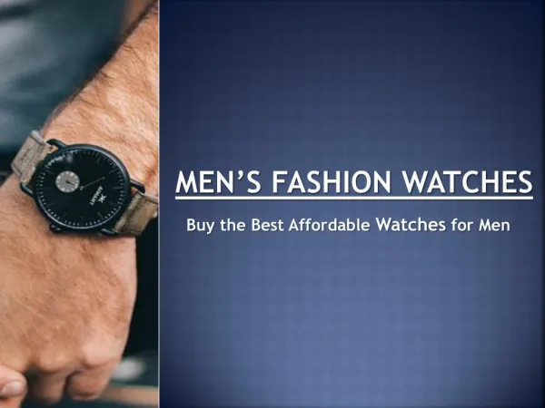 Mens Fashion Watches