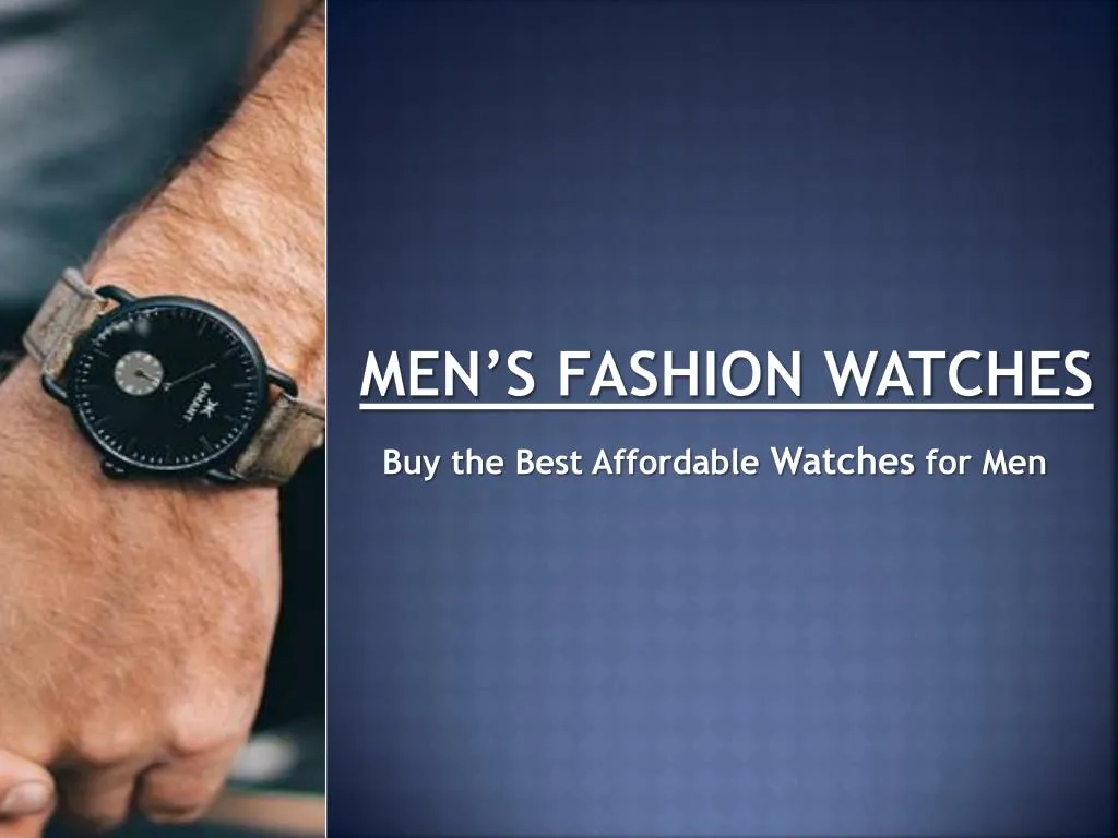 men s fashion watches