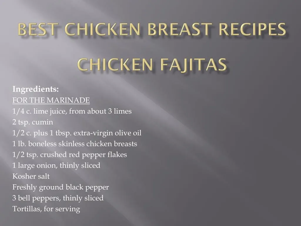 best chicken breast recipes
