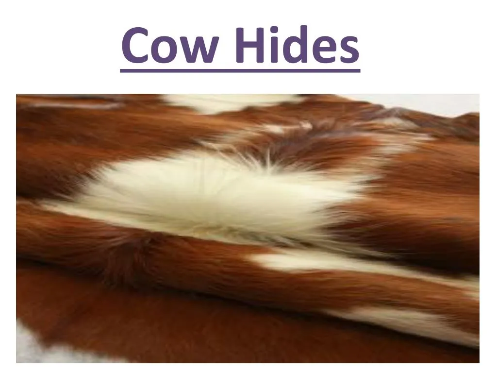 cow hides