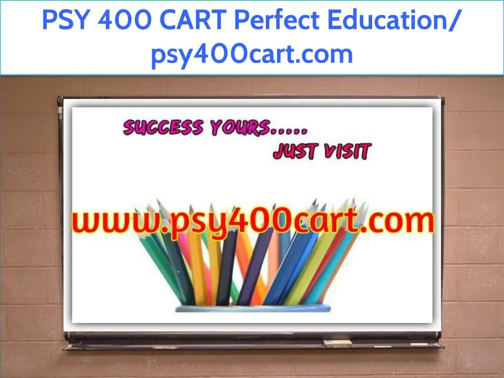 psy 400 cart perfect education psy400cart com