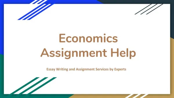 Grab Best Online Economics Assignment Help by EssayCorp