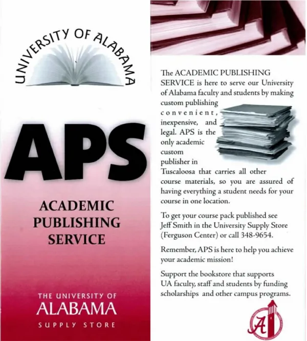 The Academic Publishing Service