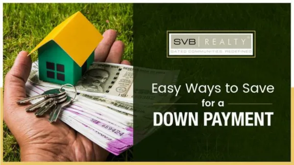 5 Tips to Save Money for Down Payments