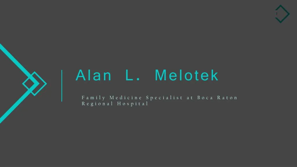 alan l melotek