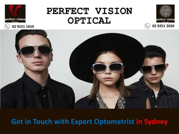 Get in Touch with Expert Optometrist in Sydney