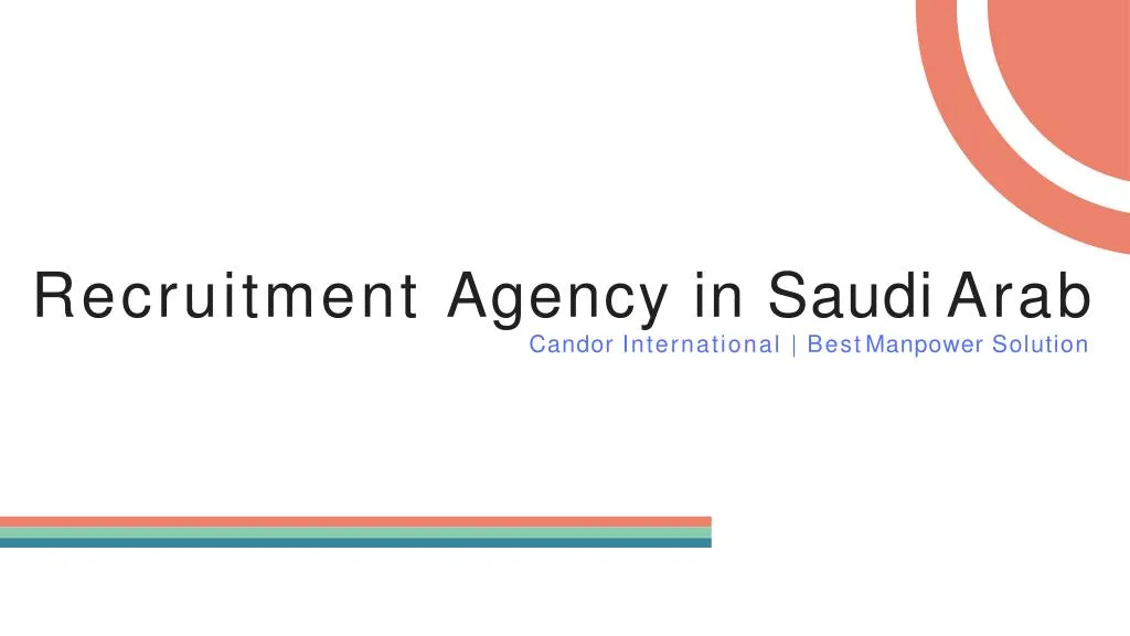 recruitment agency in saudi arab