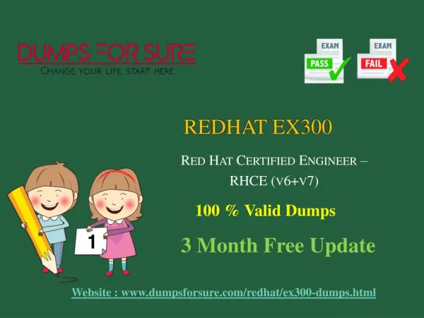 Get Free 100% Valid RedHat EX300 questions