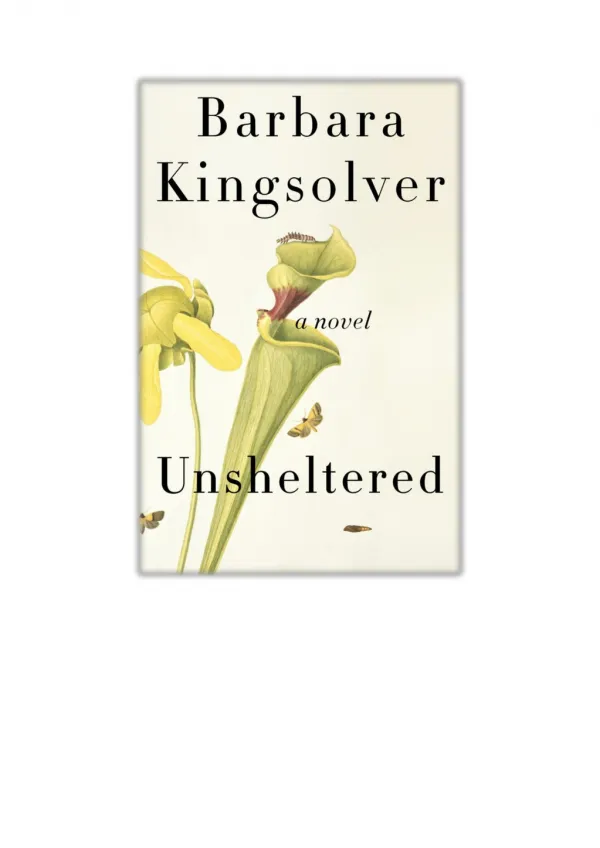 [PDF] Free Download Unsheltered By Barbara Kingsolver