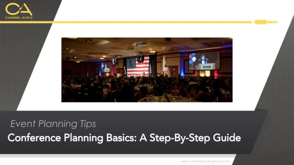 Conference Planning Basics: A Step-By-Step Guide