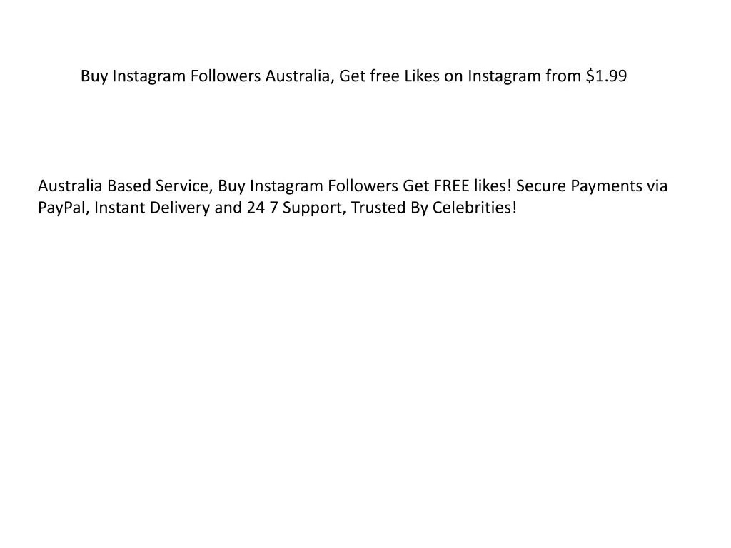 buy instagram followers australia get free likes