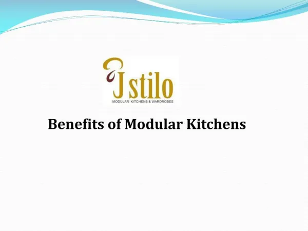 Advantages of Modular Kitchens