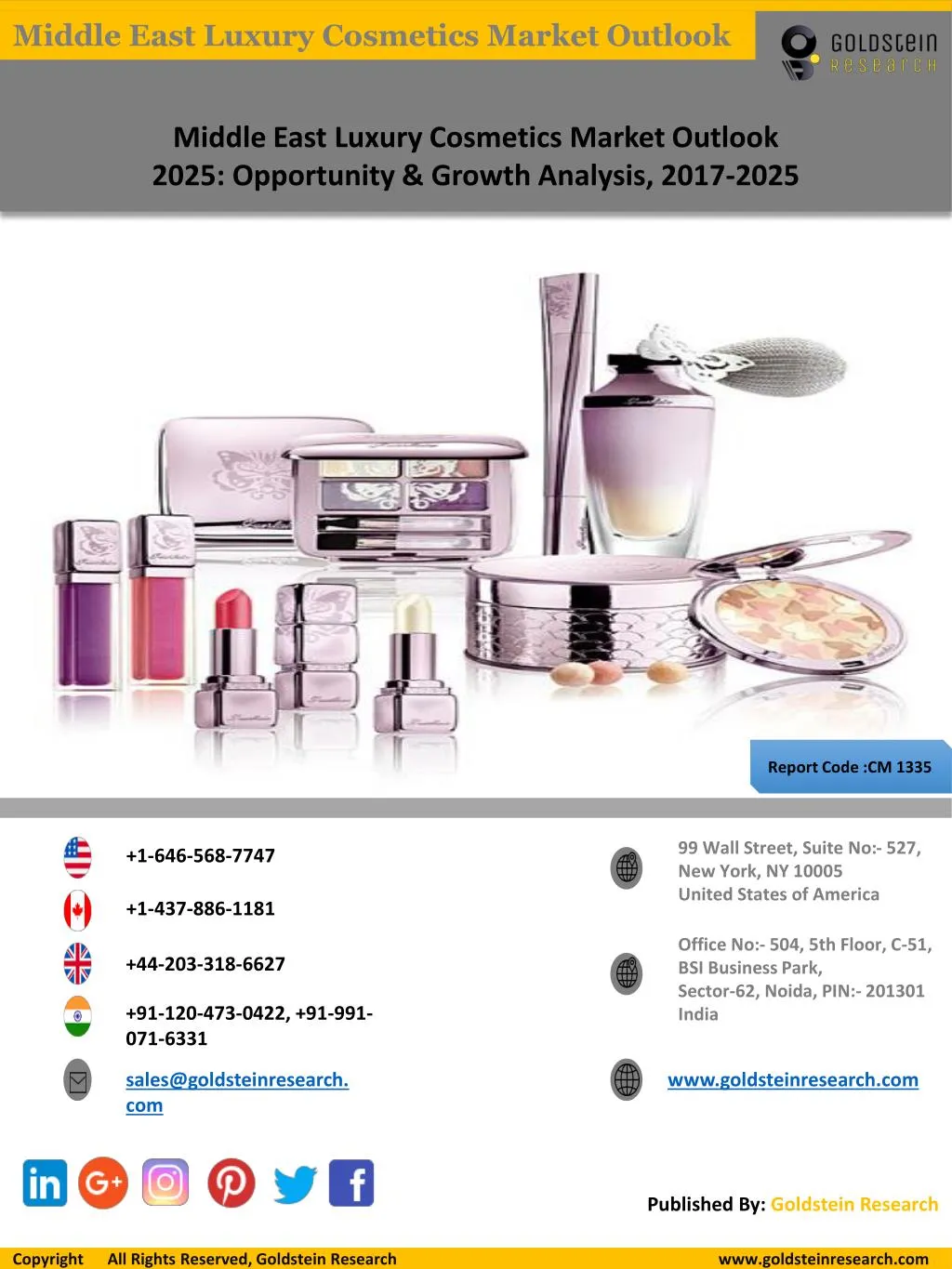 middle east luxury cosmetics market outlook