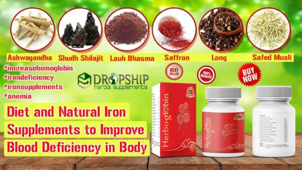 Diet and Natural Iron Supplements to Improve Blood Deficiency in Body