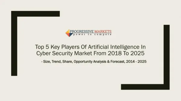 Artificial Intelligence in Cyber Security Market