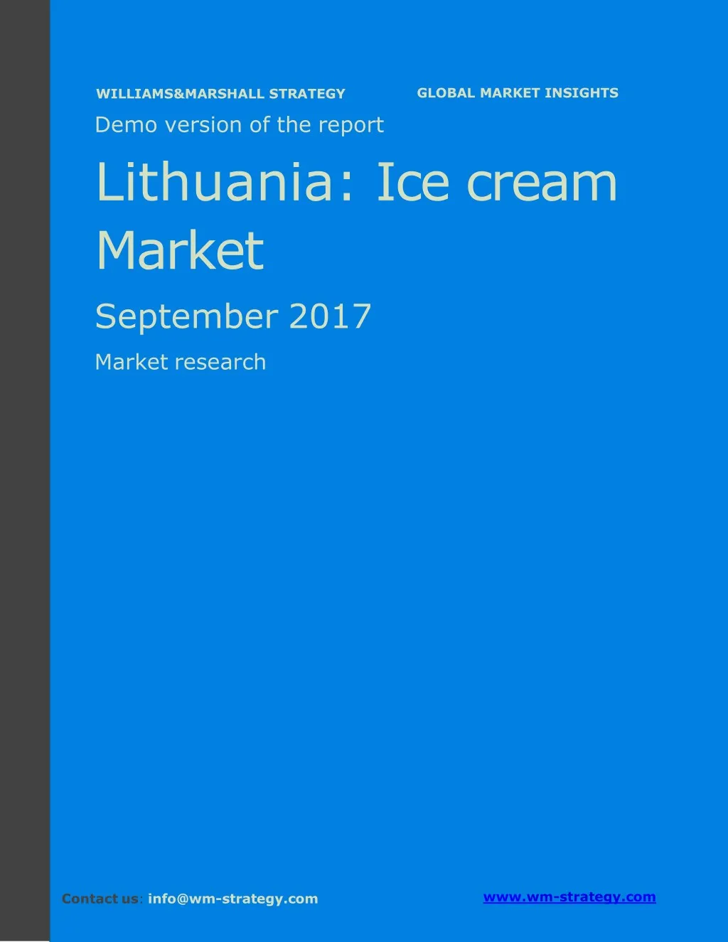 demo version lithuania ice cream market september