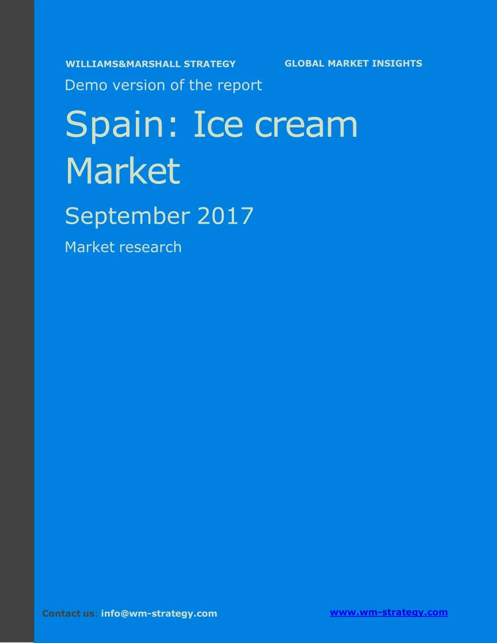 demo version spain ice cream market september 2017