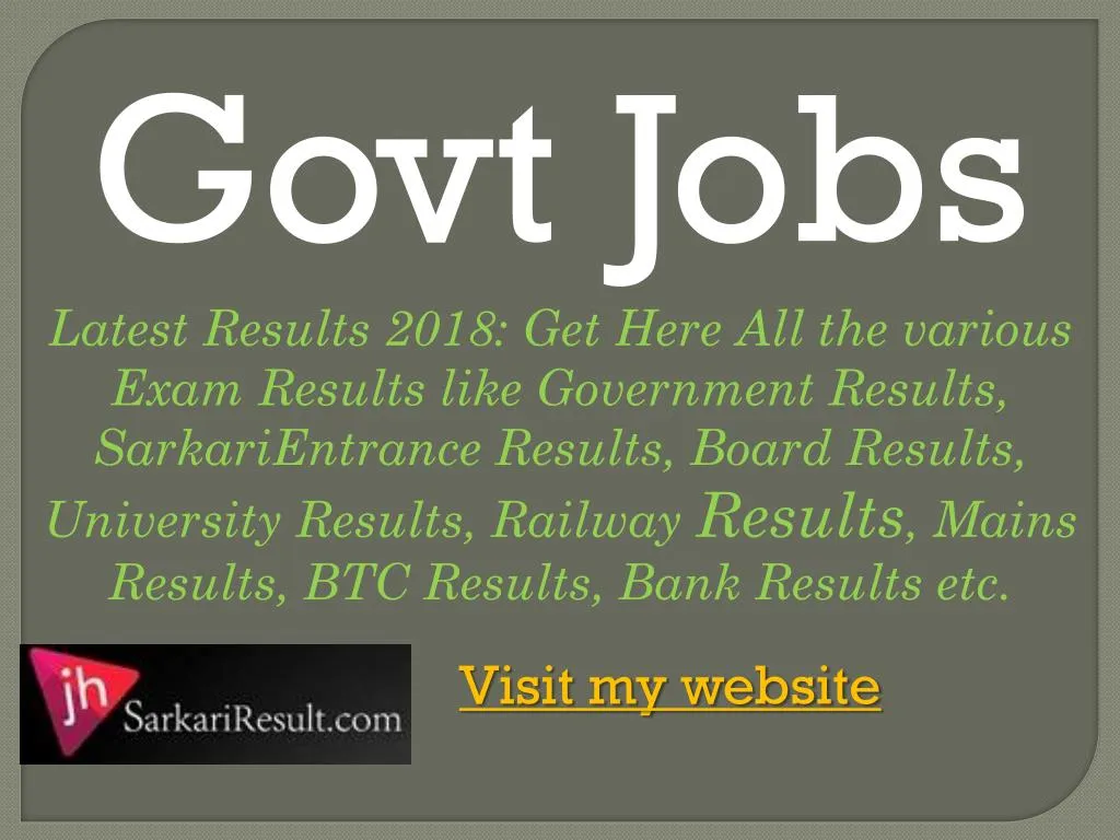 govt jobs