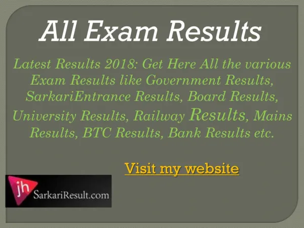 all exam results