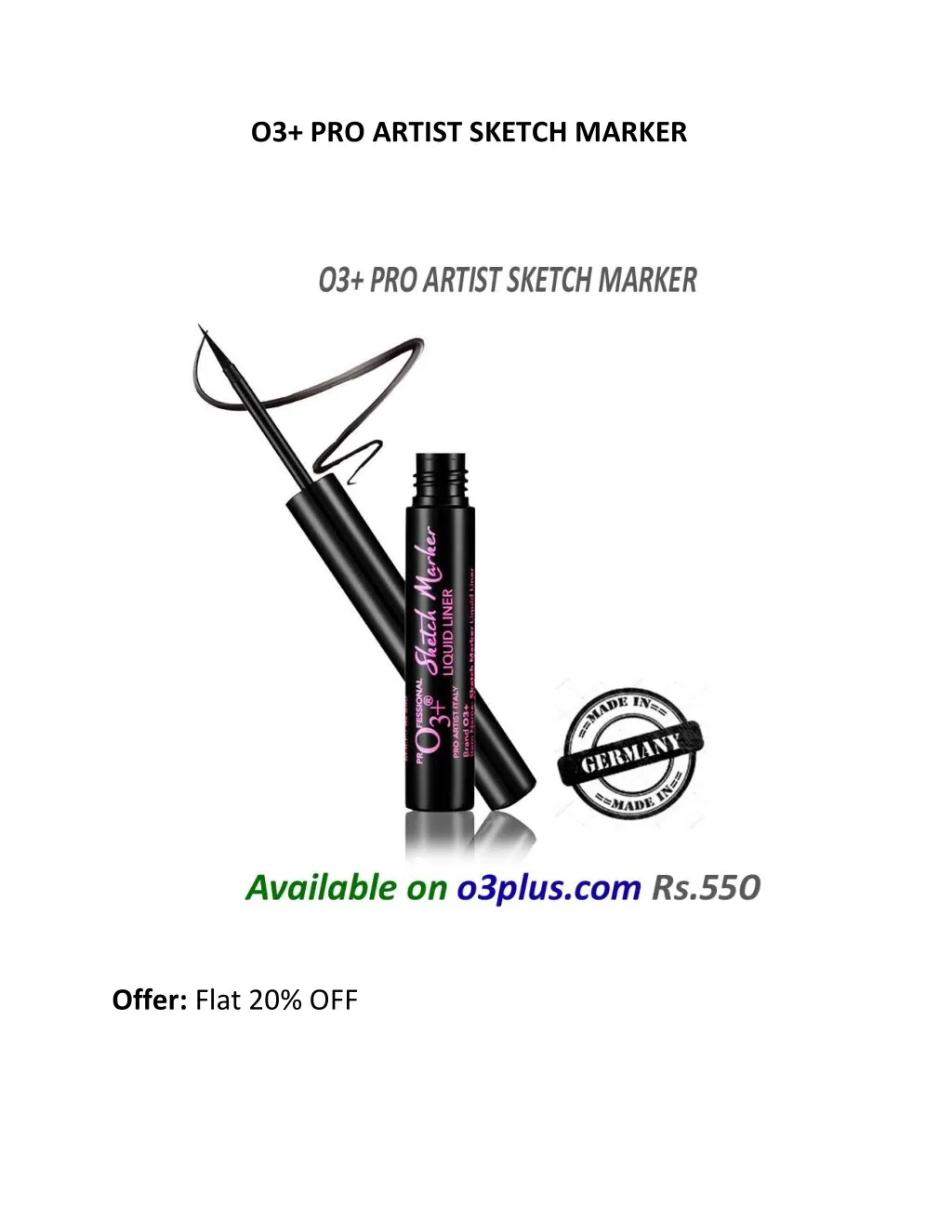 o3 pro artist sketch marker