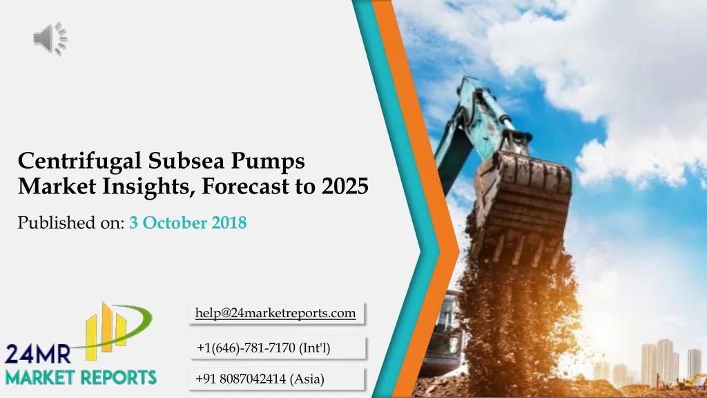 centrifugal subsea pumps market insights forecast to 2025