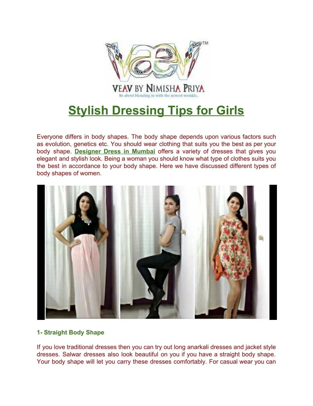stylish dressing tips for girls