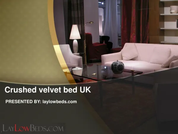 crushed velvet bed uk