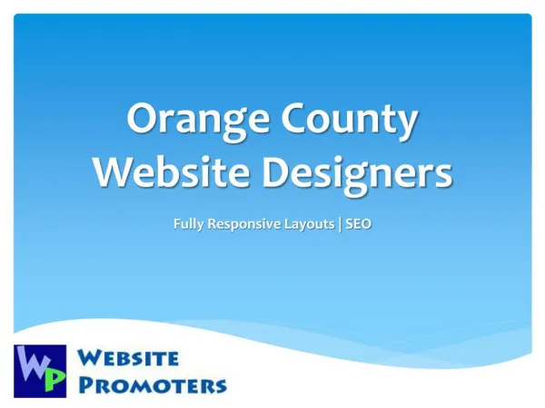 Orange County Website Designers | Responsive Layouts | SEO - oc-web-design.com