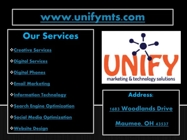 Unifymts: Best Platform of Web Design For Small Businesses in Toledo, Ohio