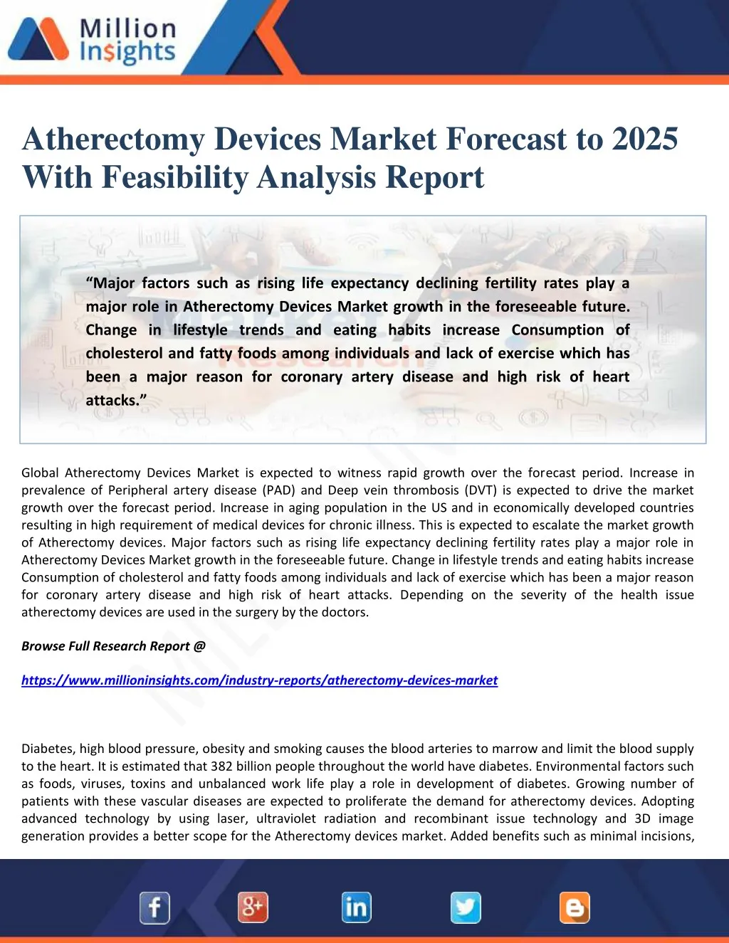 atherectomy devices market forecast to 2025 with