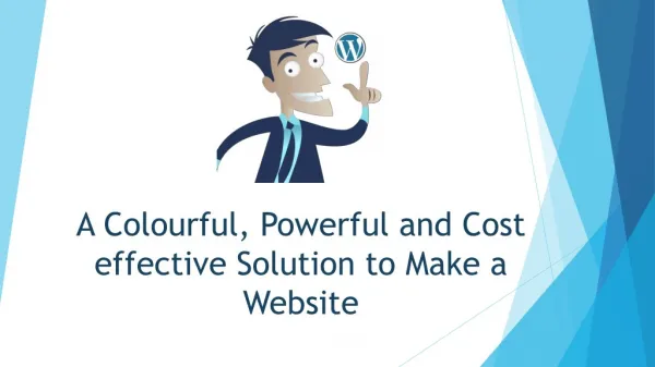 A Colorful, Powerful And Cost effective Solution To Make A Website