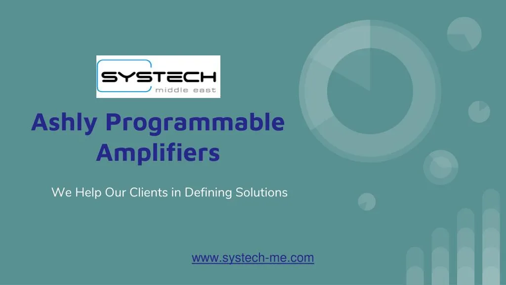 ashly programmable amplifiers