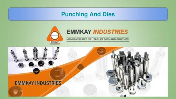 Start And Grow Your Business With The Emmkay Industries Punching And Dies Products