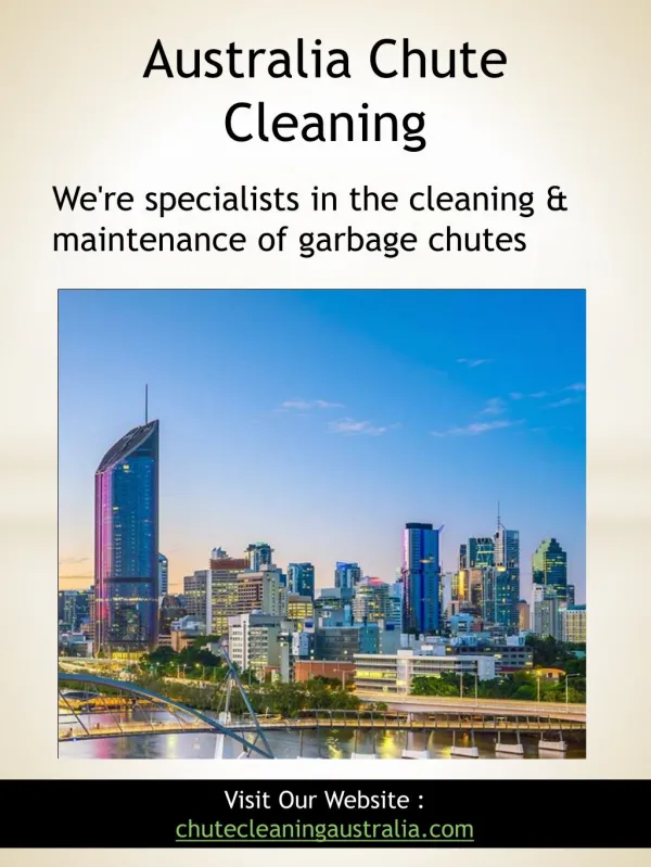 Australia Chute Cleaning