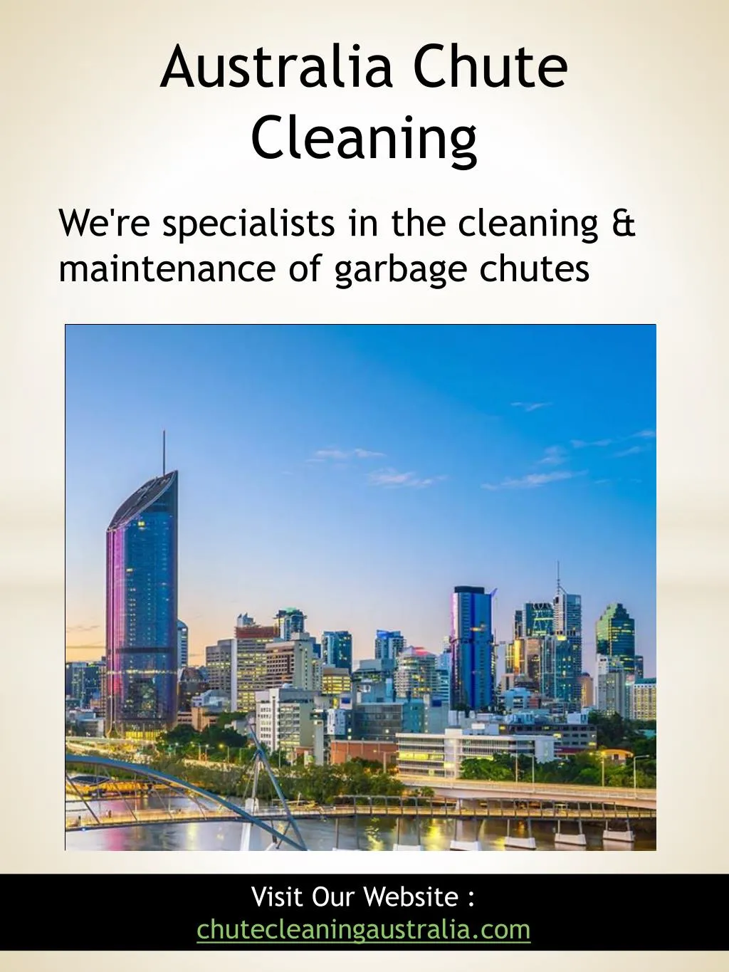 australia chute cleaning
