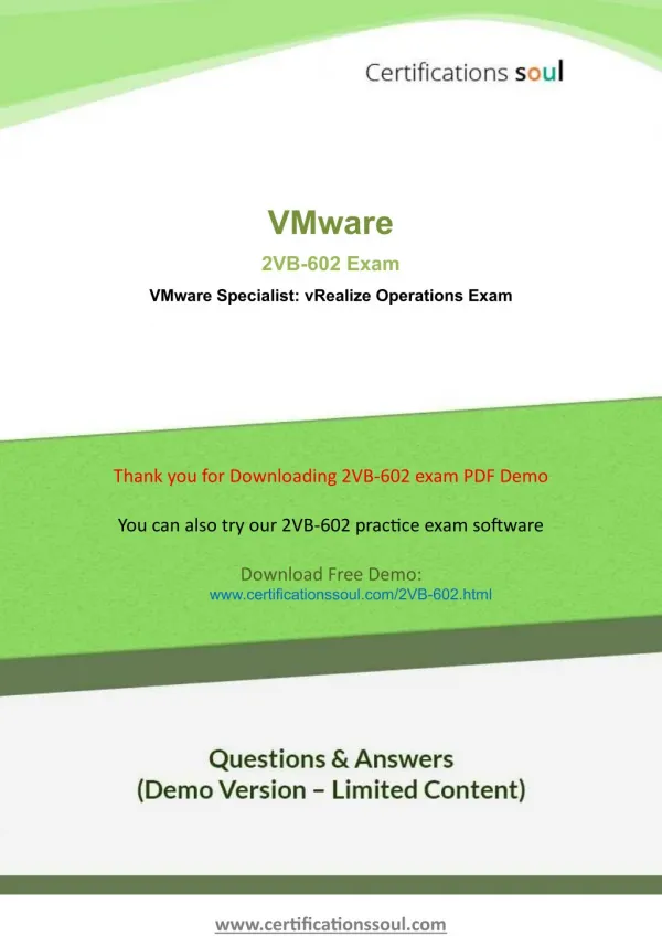 Fresh Insight: Why Students Fail In 2VB-602 VMware Exam?