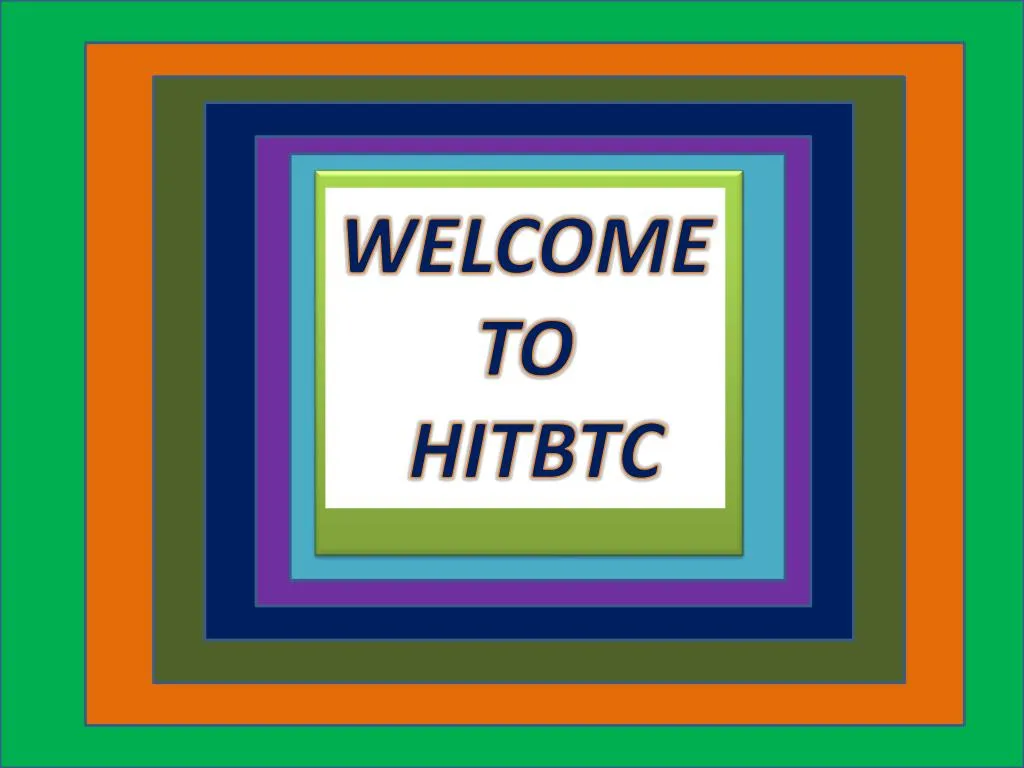 welcome to hitbtc