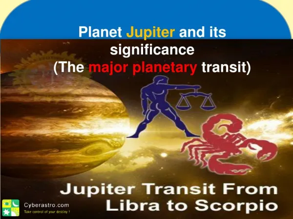 Jupiter Transit from Libra to Scorpio 11th October 2018 to 2019