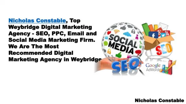 Nicholas Constable Top Weybridge Digital Marketing Agency