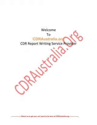 CDR Sample for material engineers PDF - slide 1