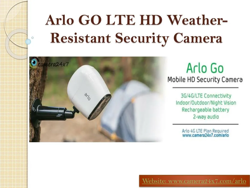 arlo go lte hd weather resistant security camera
