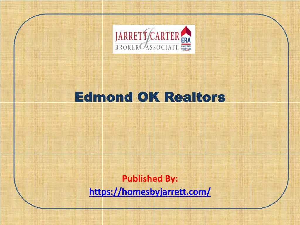 edmond ok realtors published by https homesbyjarrett com