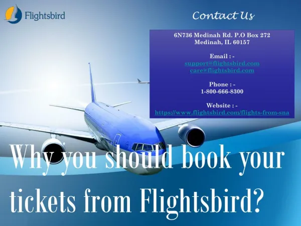 Why you should book your tickets from Flightsbird
