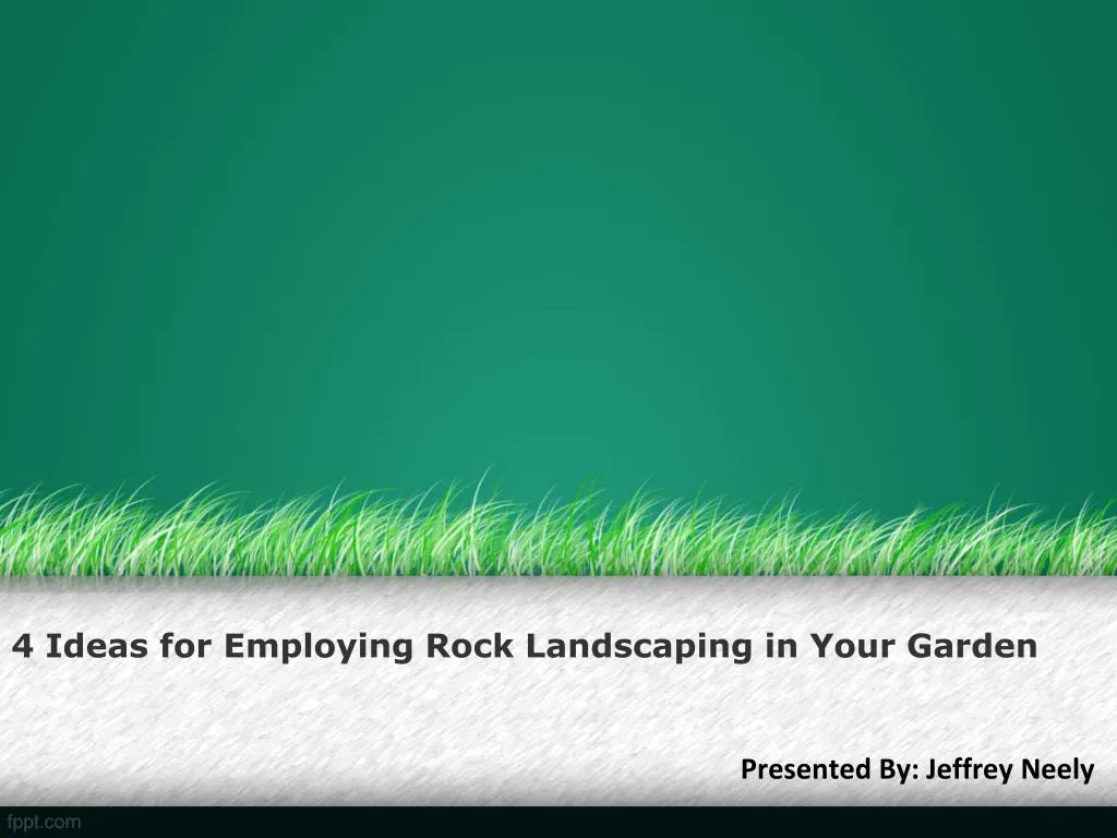 4 ideas for employing rock landscaping in your garden