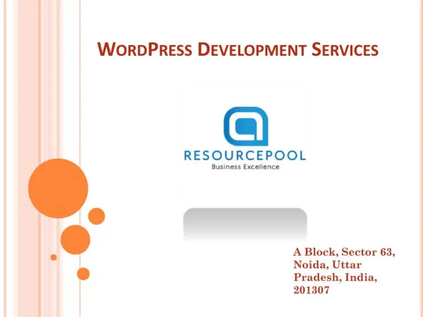 WordPress Development Services